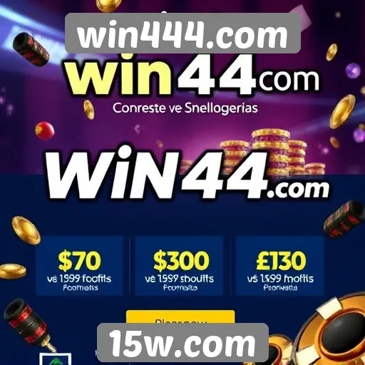 Ofertas promocionais disponíveis no win444.com